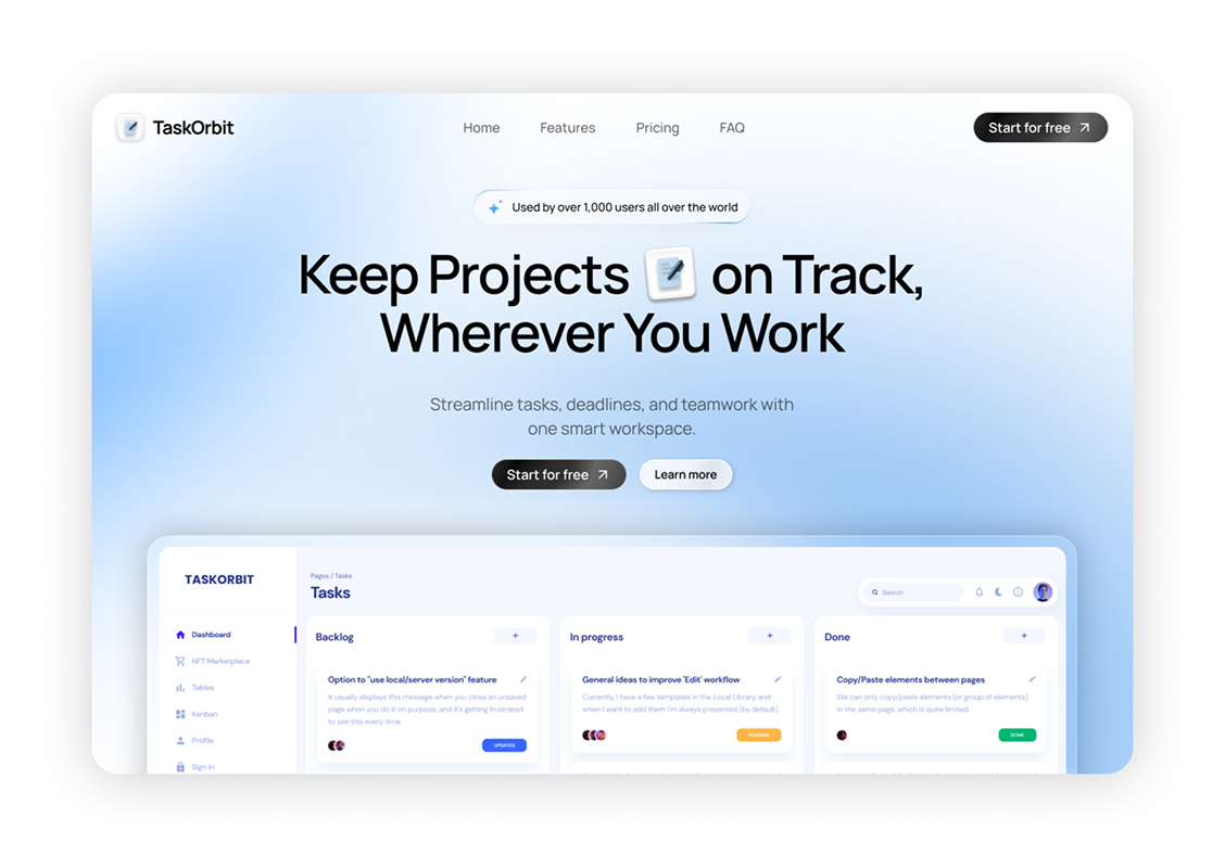 Project screenshot